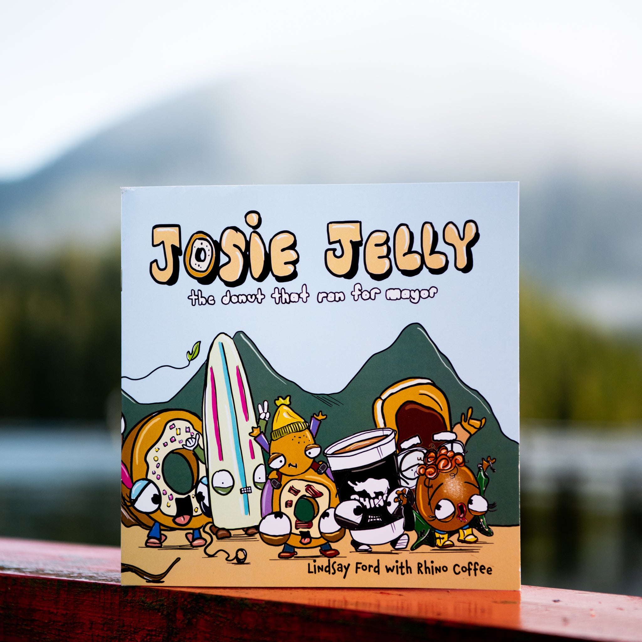 Josie Jelly "The Donut that ran for Mayor" children's book